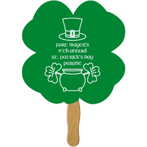Four Leaf Clover Hand Fan - LC2725