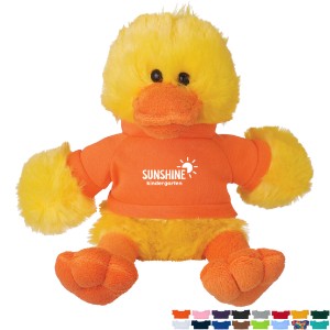 Delightful Plush Duck w/ Shirt, 6" - HT6975