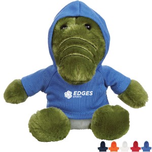 Allie Plush Gator w/ Hoodie, 6" - HT6979