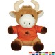 Brave Plush Bull w/ Shirt, 6"