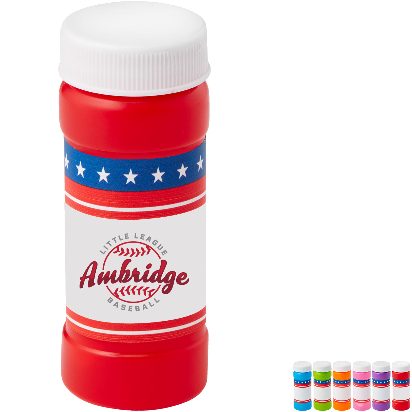 Product Photo 1 Patriotic Bubbles w/ Full Color Label, 2oz.