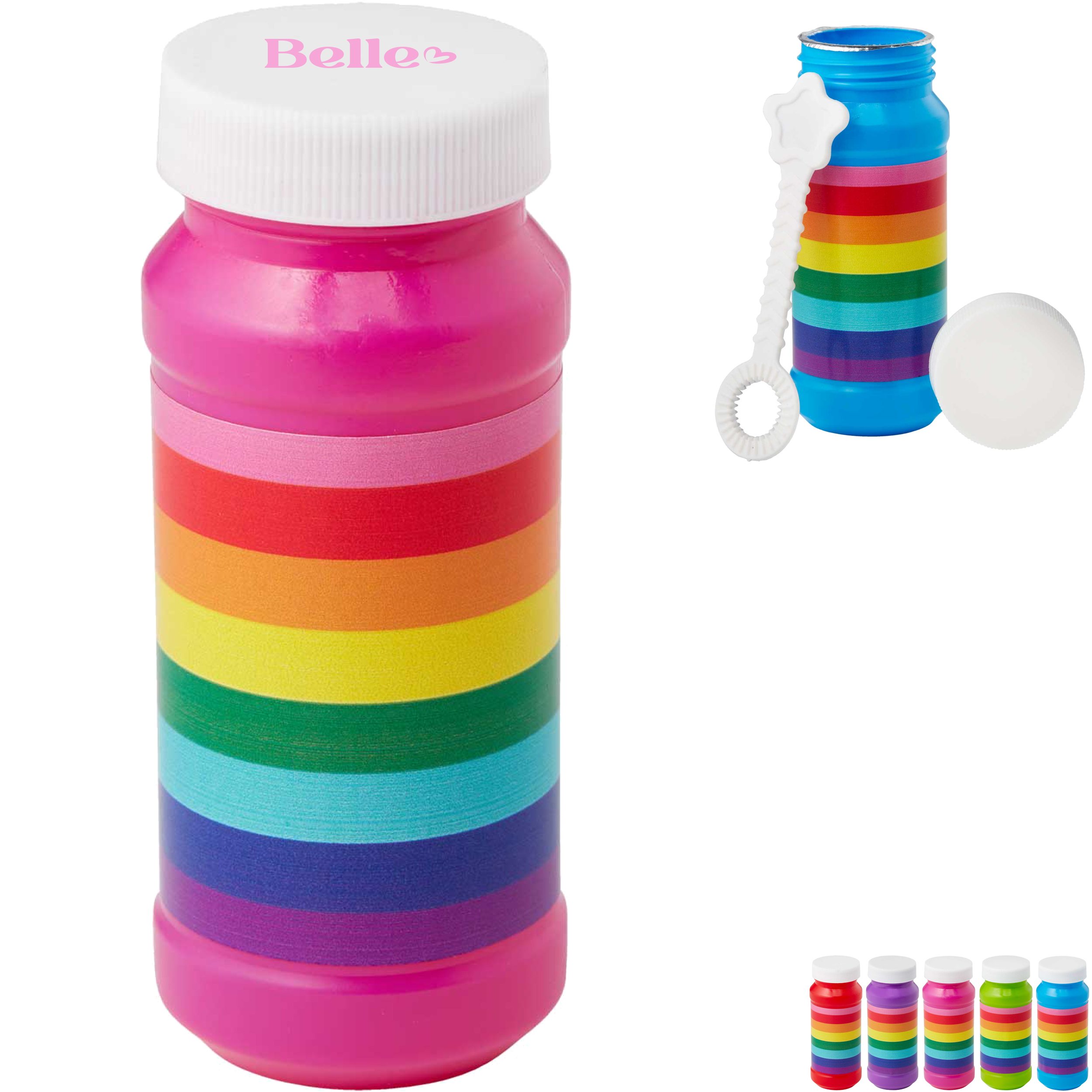 Product Photo 1 Rainbow Pride Bubbles, 4oz.