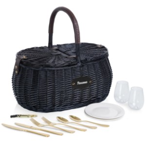Evening Picnic Basket w/ Service for Two - PK2363