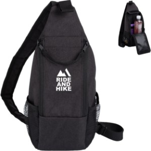 Strider Crossbody Polyester 3-Can Cooler Sling Bag - PK2347