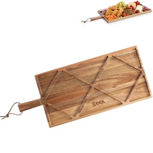 Acacia Grazing Charcuterie Sectioned Serving Board - PK2348