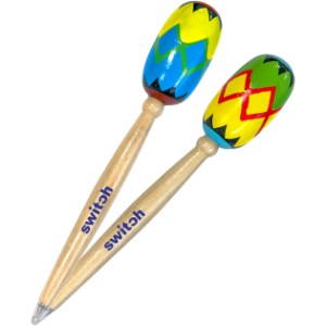 Maraca Wood Pen - LE2936