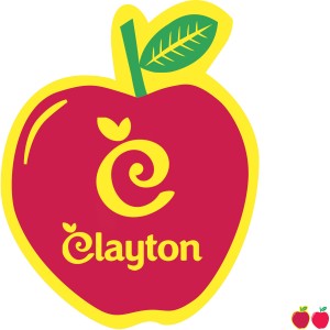 Apple Shape Custom Sticker - Gloss, 2-1/16" - GI1217