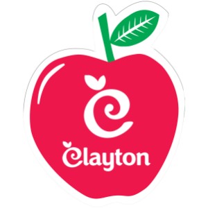 Apple Shape Custom Sticker - Matte, 2-1/16" - GI1218