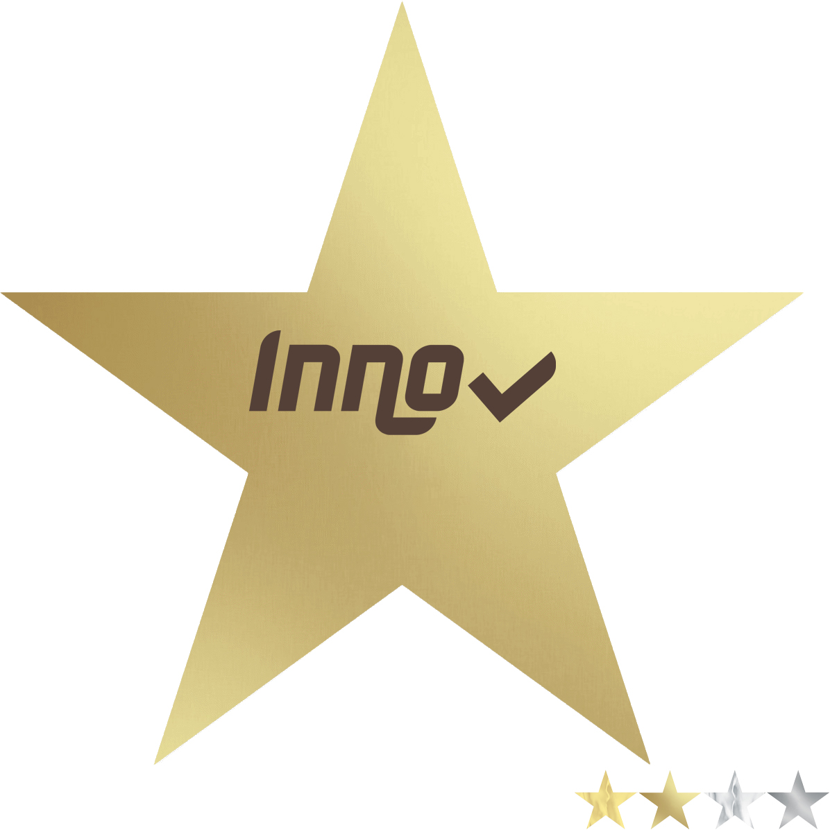 Product Photo 1 Star Shape Custom Sticker - Foil, 5/8"