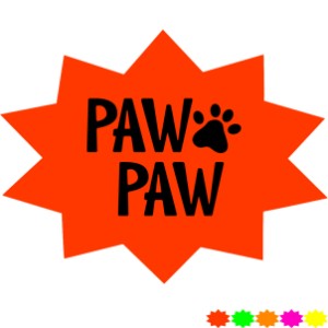 Starburst Shape Custom Sticker - Neon, 1-13/16" - GI1206