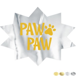 Starburst Shape Custom Sticker - Foil, 1-13/16" - GI1209