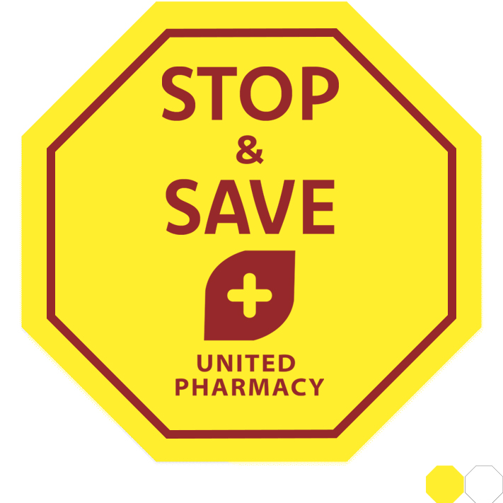 Product Photo 1 Stop Sign Shape Custom Sticker - Gloss, 2-1/4"