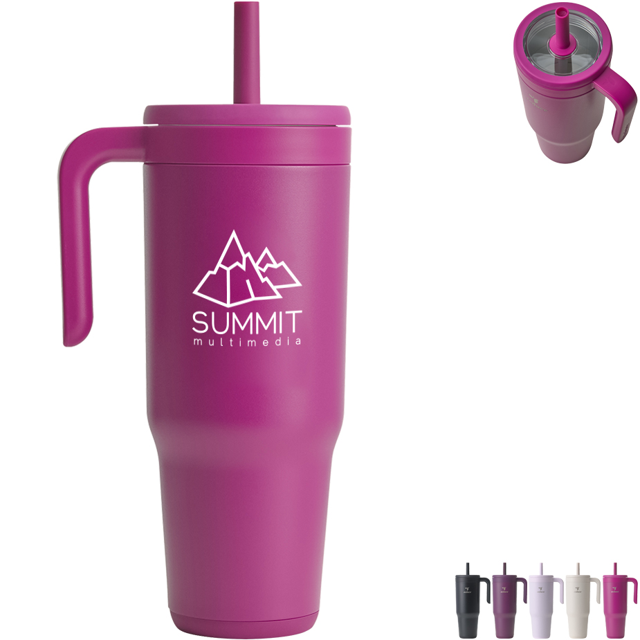 Product Photo 1 Reduce® Chiller Vacuum Insulated Travel Mug w/ Straw, 40oz.