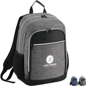 Heather Recycled Polyester Laptop Backpack - SV1225