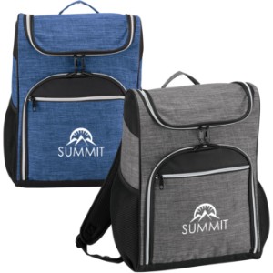 Commuter Recycled Heather Polyester Laptop Backpack - SV1229