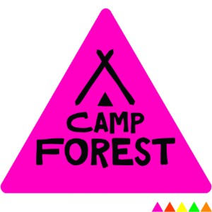 Triangle Shape Custom Sticker - Neon, 1" - GI1221