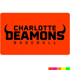 Rectangle Shape Custom Sticker - Neon, 5" or 5-1/4" - GI1096