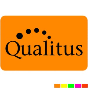 Rectangle Shape Custom Sticker - Neon, Extra Small to 2" - GI1071