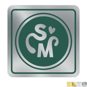 Square Shape Custom Sticker - Foil, 1-1/4" or 1-1/2" - GI1114