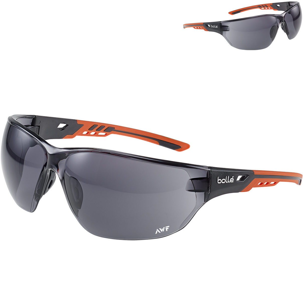 Product Photo 1 Bollé Ness+ Smoke Safety Glasses