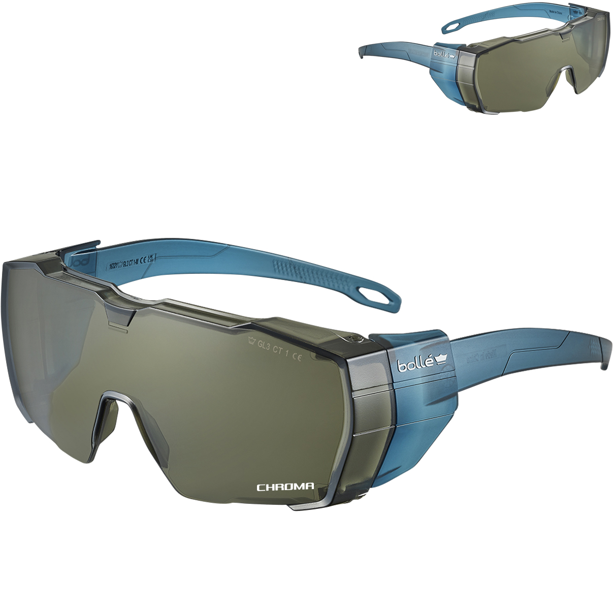 Product Photo 1 Bollé Swift OTG Smoke Safety Glasses