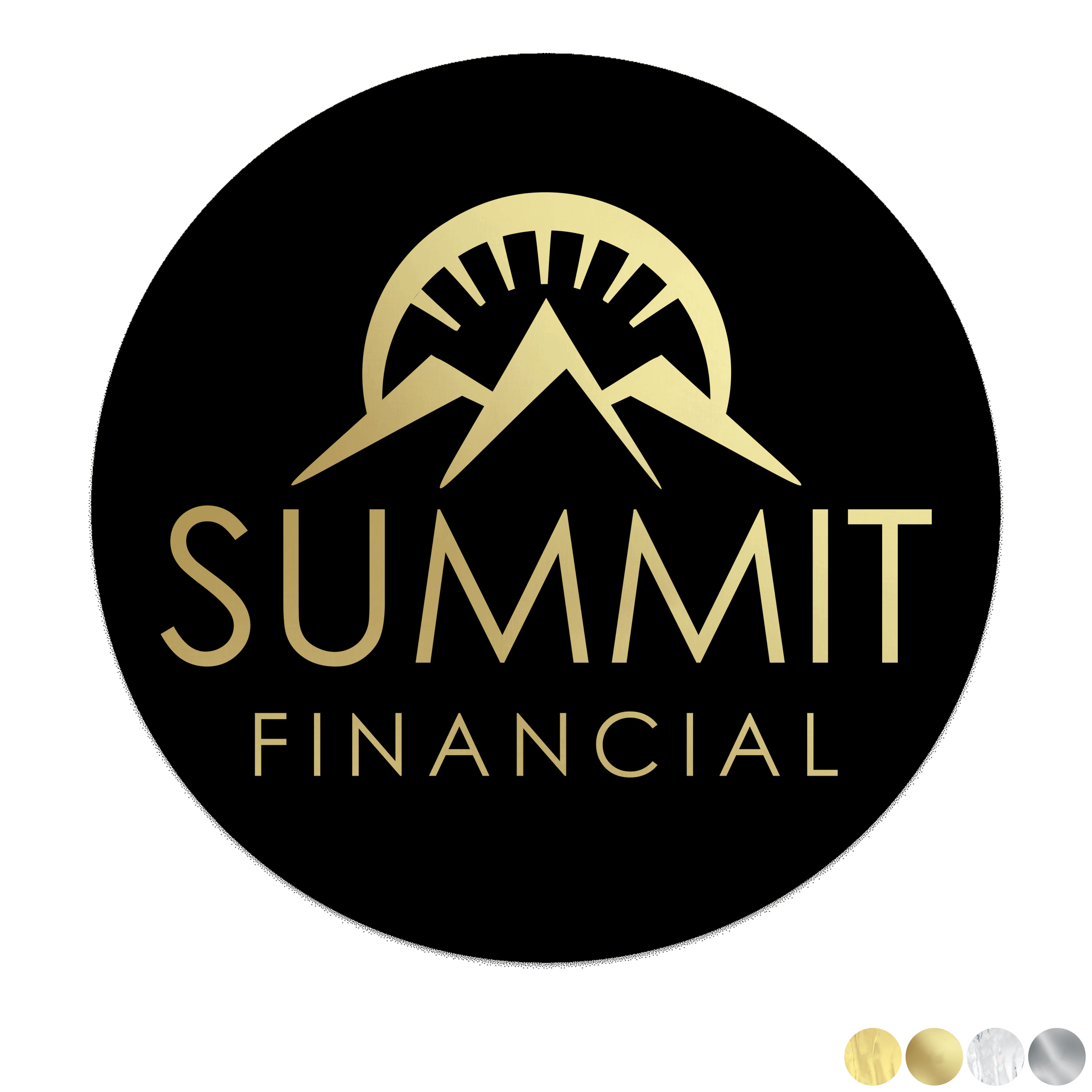 Product Photo 1 Round Shape Custom Sticker - Foil, 3" or 3-1/4