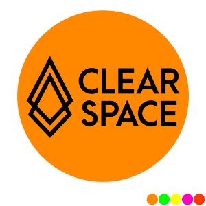 Round Shape Custom Sticker - Neon, 1-3/4" or  2" - GI1016