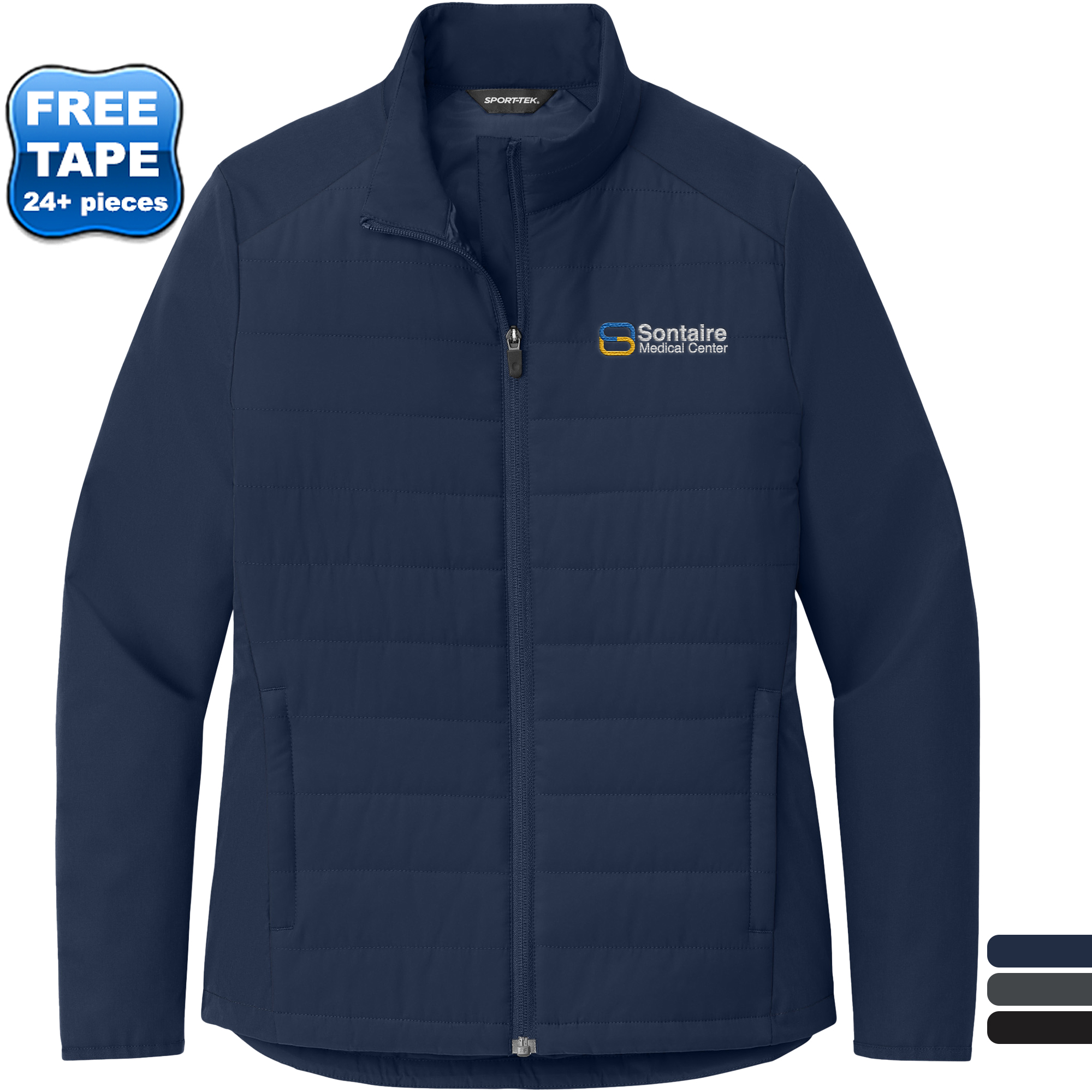 Product Photo 1 Sport-Tek® Teknical Poly/Spandex Hybrid Ladies' Jacket