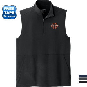 Sport-Tek® Repeat Poly/Spandex 1/4 Zip Unisex Vest - WJ7291