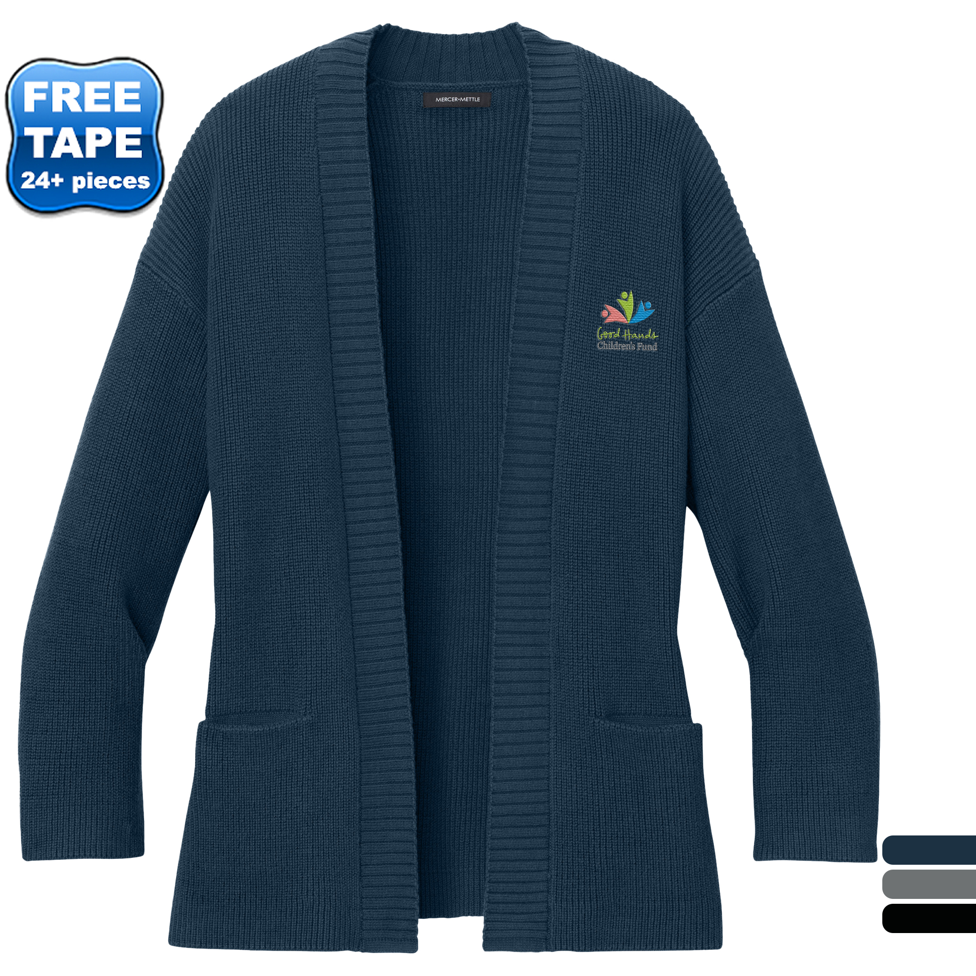 Product Photo 1 MERCER+METTLE™ Cotton/Nylon Ladies' Open Cardigan