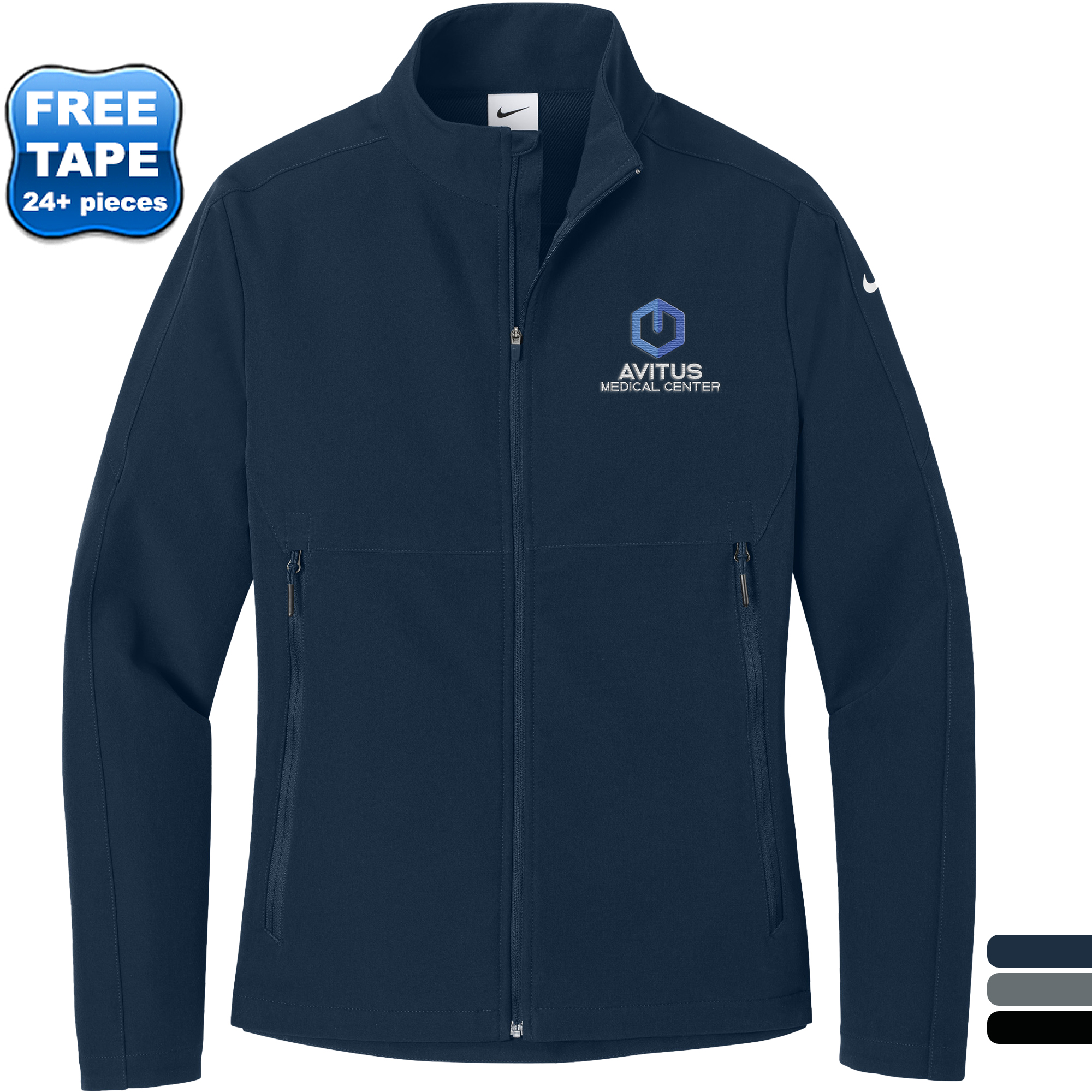 Product Photo 1 Nike® Soft Shell Poly/Elastane Ladies' Full Zip Jacket