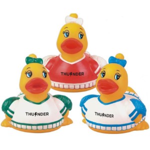 Cheerleader Pom Pom Rubber Duck - GV1230