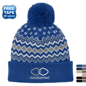 Port Authority® Alpine Acrylic Pom Beanie - WJ7329