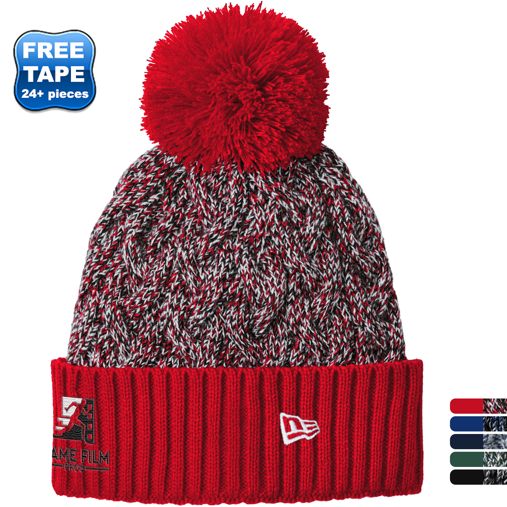Product Photo 1 New Era® Marled Knit Pom Beanie