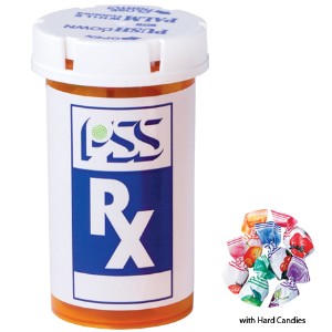Hard Candies in a Large Pill Bottle - MD4555