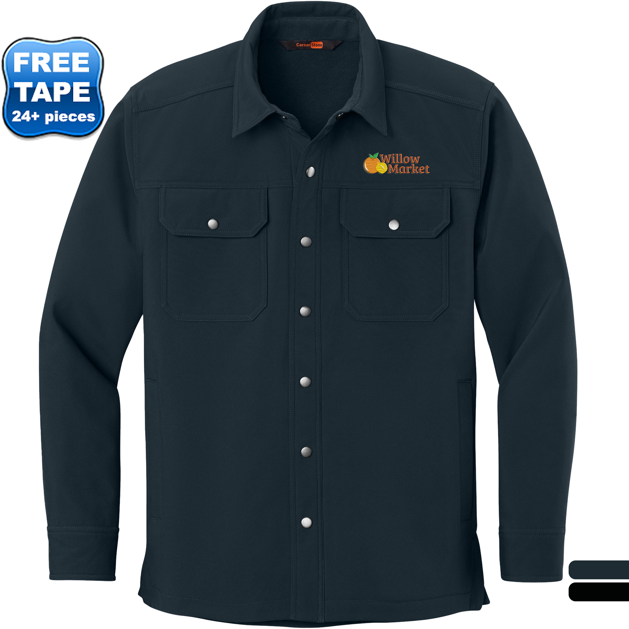 Product Photo 1 CornerStone® Soft Shell Polyester Men's Shirt Jacket