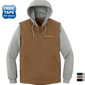 CornerStone® Duck Fleece Full-Zip Hooded Men's Jacket - WJ7341