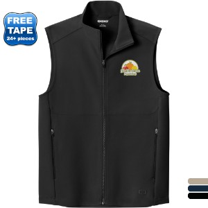 OGIO® Kinetic Poly/Spandex Men's Soft Shell Vest - WJ7371
