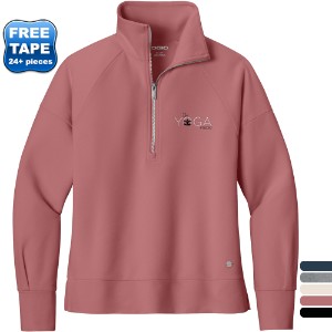OGIO® Luuma Tri-Blend Ladies' 1/2 Zip - WJ7372