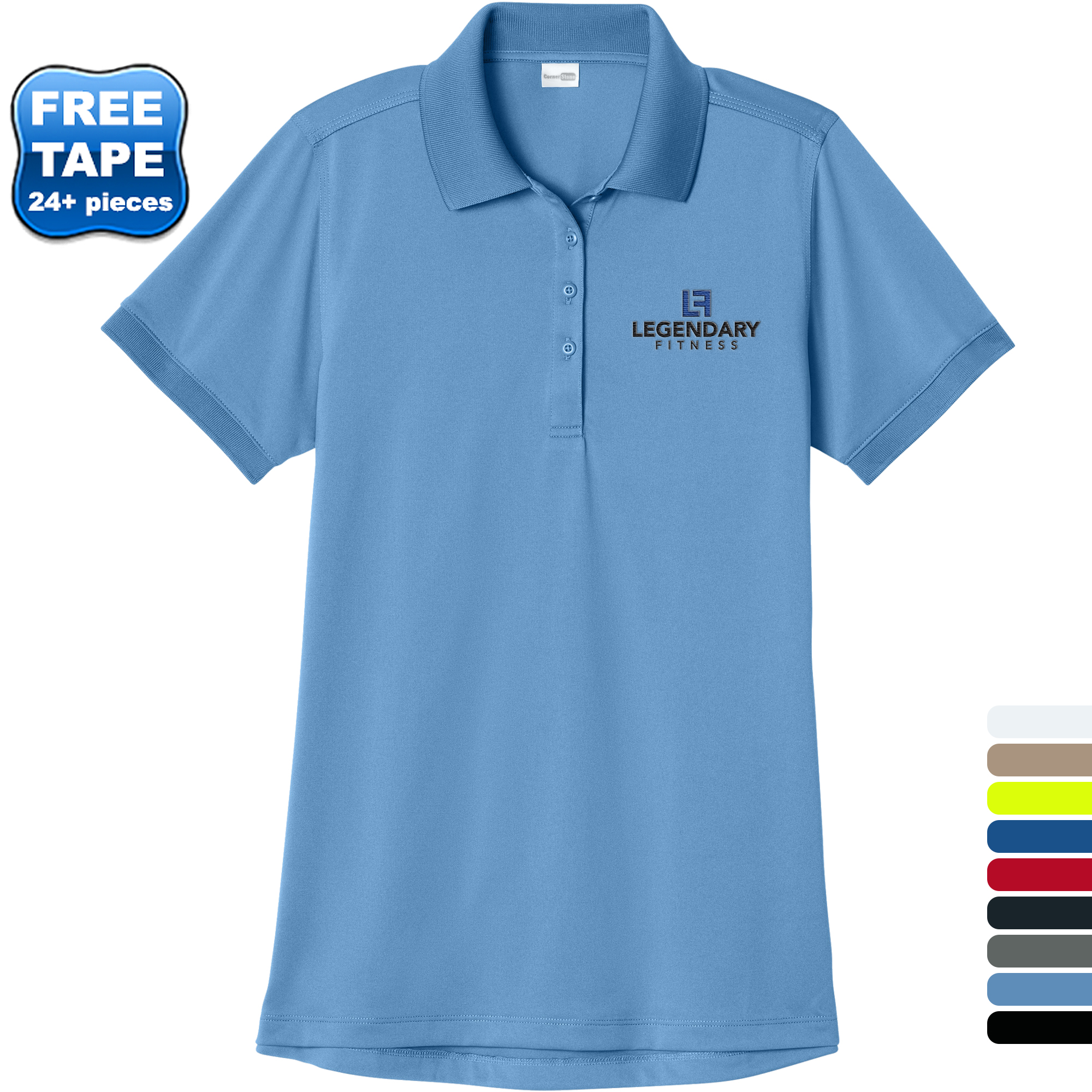 Product Photo 1 CornerStone® Workwear Pro Polyester Ladies' Polo