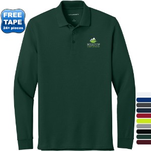 Port Authority® Wearever Signature Poly/Cotton Pique Long Sleeve Men's Polo - WJ7326