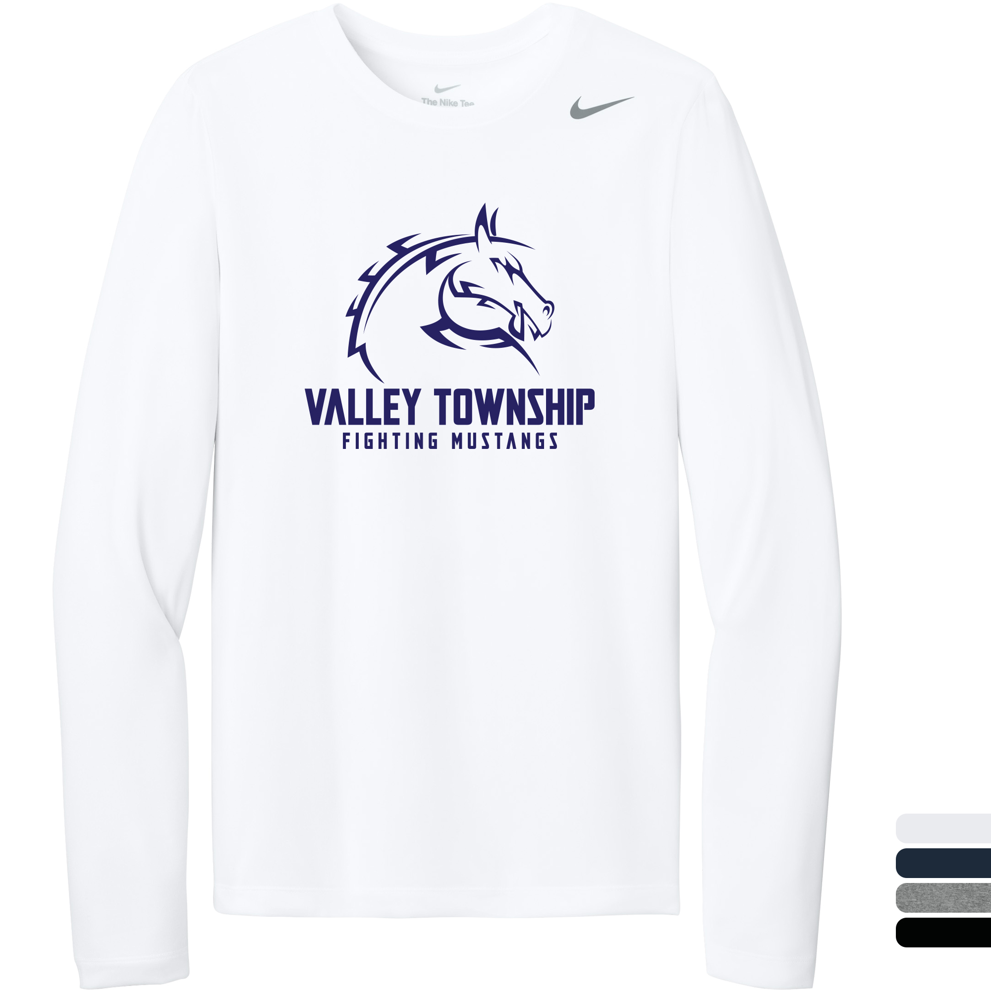 Product Photo 1 Nike® Team rLegend Poly Jersey Long Sleeve Men's Tee