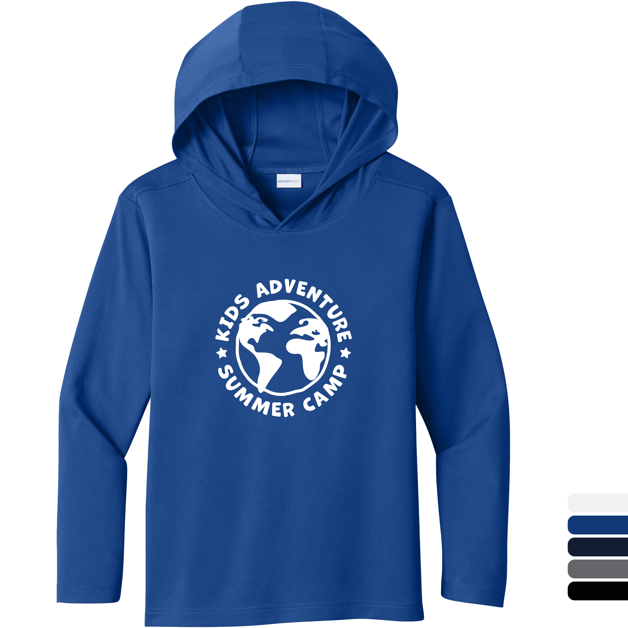 Product Photo 1 Sport-Tek® Posi-UV® Pro Poly Long Sleeve Youth Hoodie