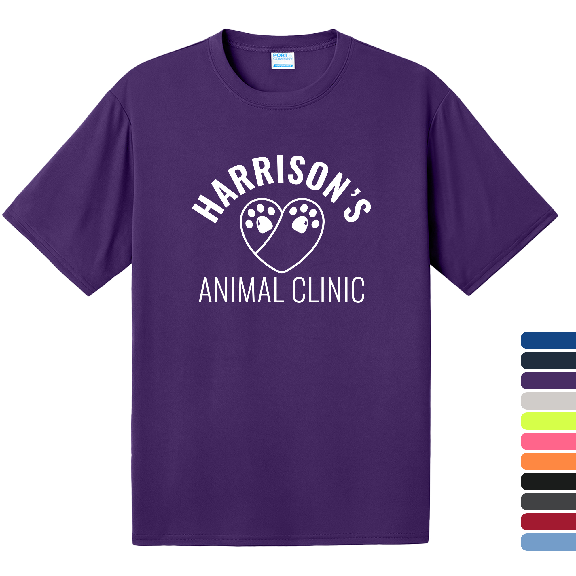 Product Photo 1 Port & Company® PosiPrint® Polyester Performance Unisex Tee