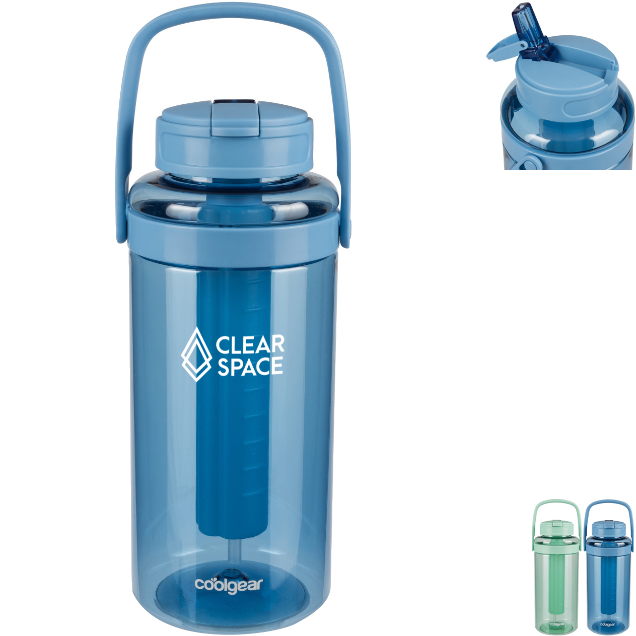 Product Photo 1 Cool Gear® Orlando Bottle w/ Freezer Stick, 64oz.