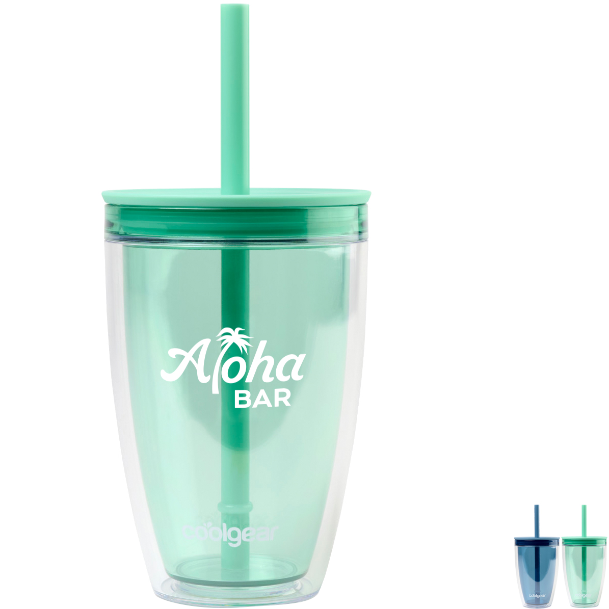Product Photo 1 Cool Gear® Oasis Straw Tumbler, 14oz.