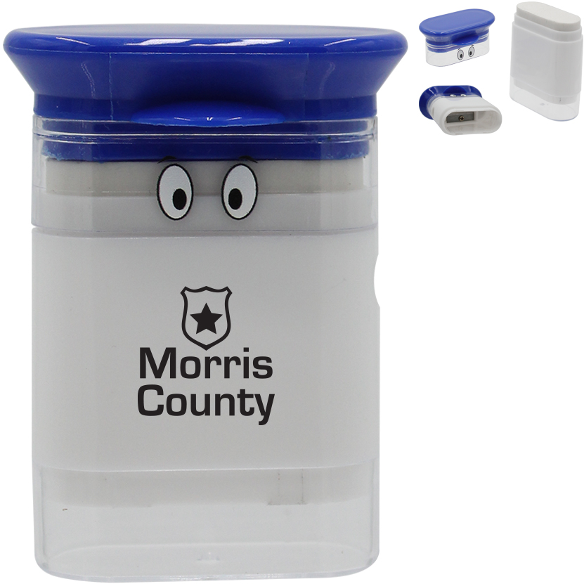 Product Photo 1 Officer Googly-Eyed Eraser/Sharpener