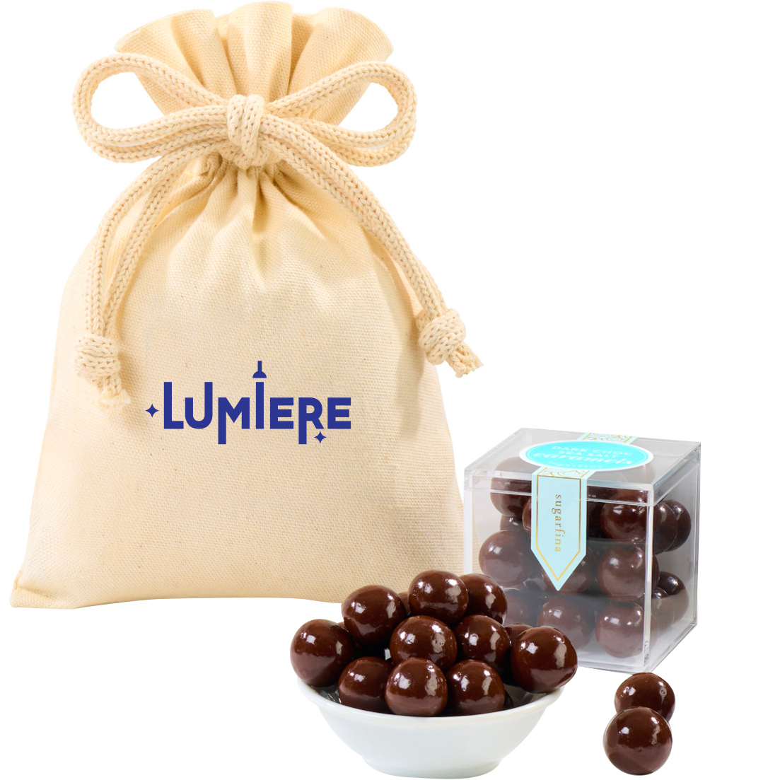 Product Photo 1 Sugarfina® Sea Salt Caramels Candy Cube Gift Bag