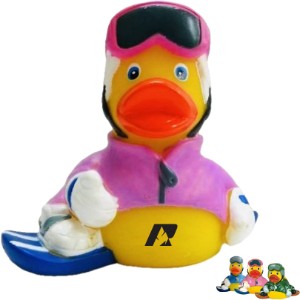 Snow Boarding Rubber Duck - GV1250