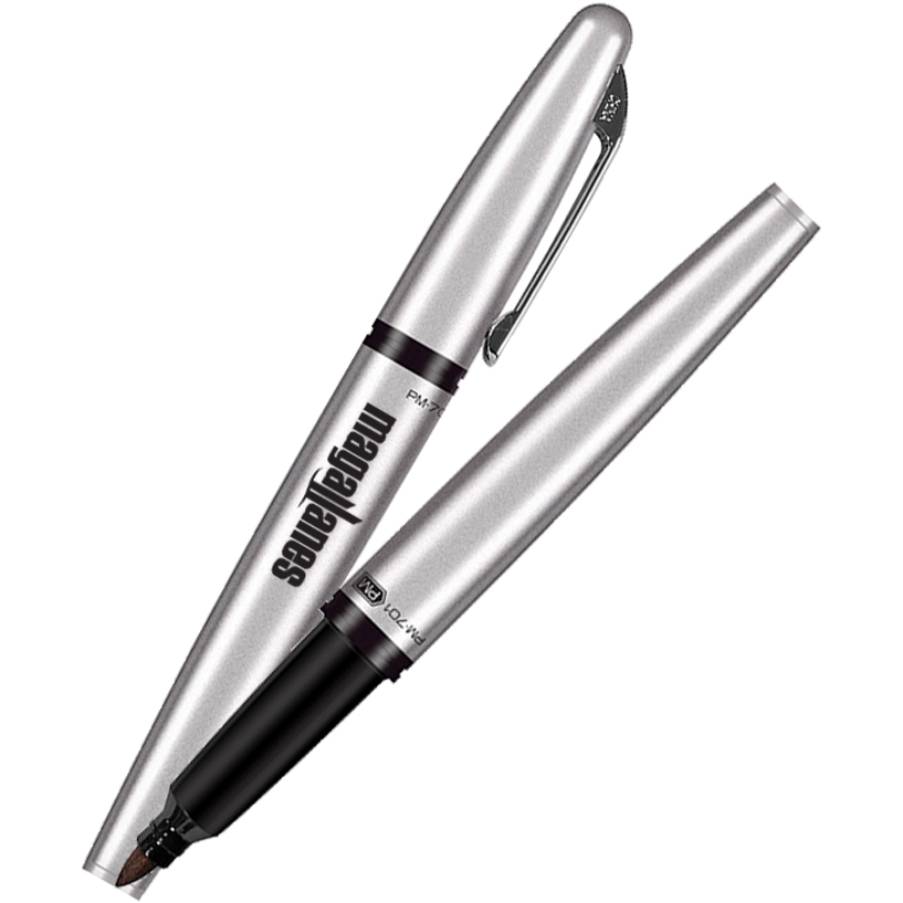 Product Photo 1 Zebra Stainless Steel Permanent Marker with Fine Tip
